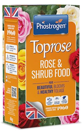 Toprose 5878143 Rose and Shrub Feed, 1kg - Rose Fertiliser for Healthy Growth and Vibrant Colours - Improves Root Development - Guards Against Nutrient Deficiency - Rose Nutrition - Garden Care