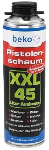 beko XXL Pistolenschaum 45L 500ml 280 545