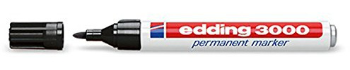 Edding 3000 Schwarz 10 Stück Permanentmarker