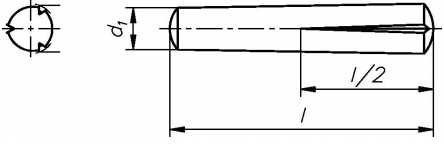 Reidl Paßkerbstifte 3 x 8 mm DIN 1472 Stahl blank 50 Stück