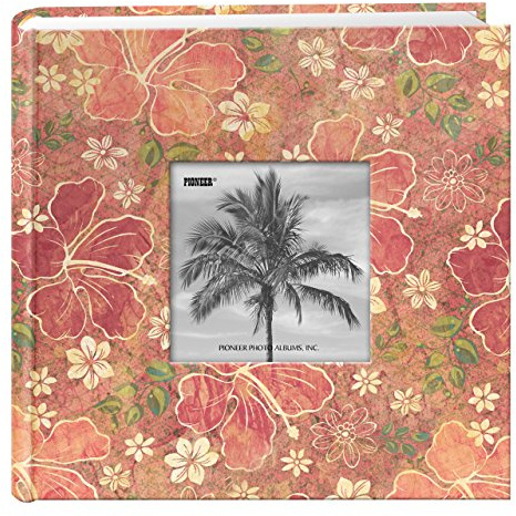 Pioneer Photo Albums DA-200TRP Troopical Photo Album, Tropical Hibiscus 4 x 6 Inch