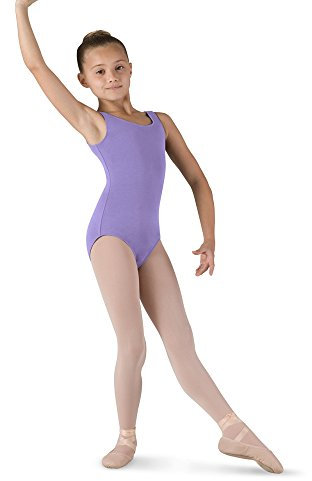 Bloch Balletttrikot Ballettbody für Kinder (Lavender, 8-10)
