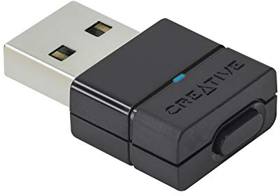 Creative BT-W2 - Transceptor de audio Bluetooth portátil con aptX de baja latencia para PC, Mac, PS4 y Nintendo Switch