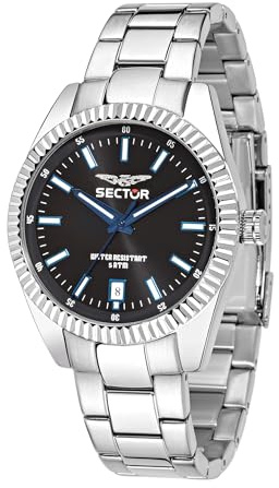 Sector No Limits Orologio da Uomo Analogico al Quarzo con Cinturino in Acciaio Inox – R3253476001