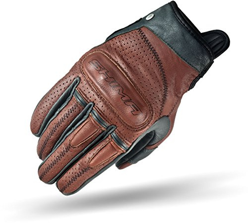 SHIMA Caliber, Guantes De Motocicleta Hombre, Marrón, M