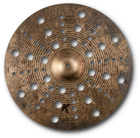 Zildjian K-Custom Special Dry Trash Crash 17 Natural - Crash Cymbal | Raw earthy attack, fast decay, effects accent sound, adds edge for modern funk and fusion drummers