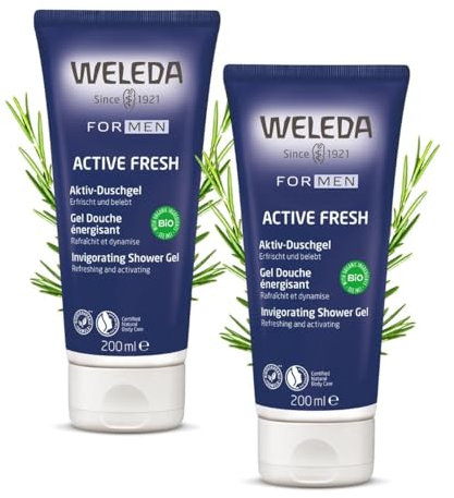 Weleda Gel Douche Énergisant Homme Lot de 2 x 200 ml