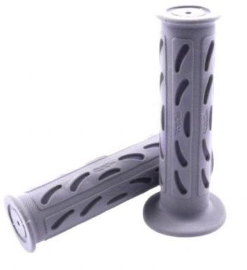 Lenkergriffe PROGRIP Griffe 724 grau schwarz Roller Scooter Motorrad