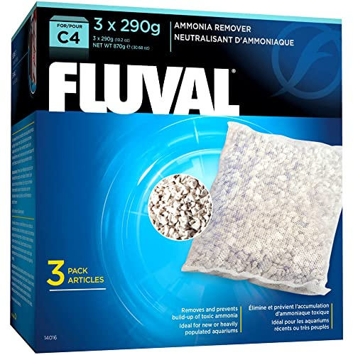 Fluval C4 Ammoniak Entferner, 870g, 3er Pack