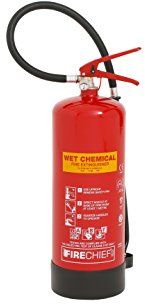 Firechief FXWC6 Wet Extinguisher, XTR, 6 L, Red