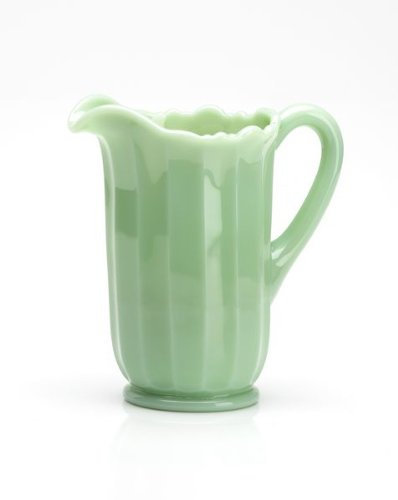 Mosser Glass Panel Pitcher in Jadeite - 40 Ounce by Mosser Glass