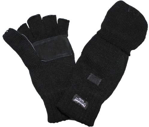 MFH Handschuhe Strick Ohne Finger Zugleich Fausthandschuh