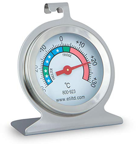 stainless steel fridge/freezer thermometer. Ideal For Home, Restaurants, Bars, Cafes