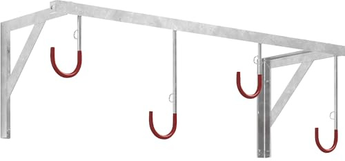 Fahrradständer - Reihen-Hängeparker Modell 3874 mit 4 Einstellplätzen - Wandmontage
