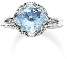 Thomas Sabo Damen-Ring 925 Silber Zirkonia weiß Gr. 56 (17.8) - TR2028-644-1-56
