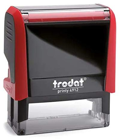 Automatisk stämpelstämpel - A Archiver - TRODAT Printy 4912 röd belagd