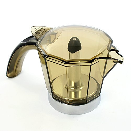 DeLonghi Alicia 6 Tassen Karaffe und Deckel Kaffeekanne Moka elektrische emk6