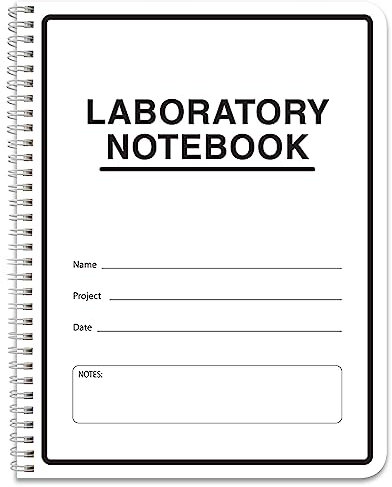 BookFactory självkopierande labbanteckningsbok (vetenskapligt rutnätsformat) – 100 uppsättningar sidor – 200 ark totalt – laboratorieanteckningsblock duplicator [Wire-O-bund] (LAB-100-WTG-D)