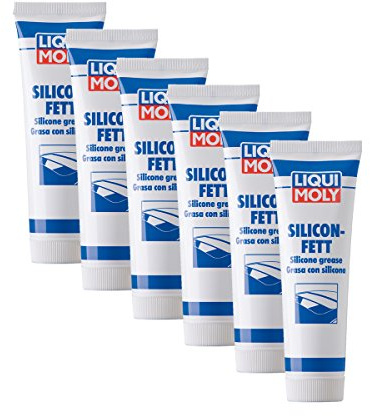 6x LIQUI MOLY 3312 Silicon-Fett transparent Silikonfett Paste Schmiermittel 100g