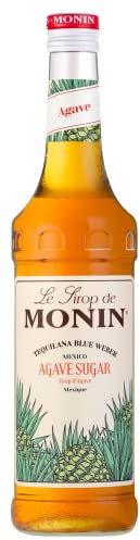 MONIN Premium Agave Syrup 700 ml for Cocktails and Mocktails. Vegan-Friendly, Allergen-Free, 100% Natural Flavours and Colourings. Sugar Syrup
