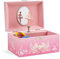 Jewelkeeper - Spieluhr Schmuckkästchen für Mädchen mit drehender Ballerina, Rosa Design - Schwanensee Melodie