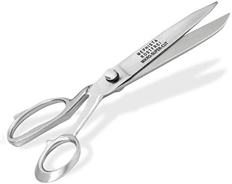 Profi Stoffschere Schneiderschere mit Mikroverzahnung Super-Cut 20,0 cm | 8 Zoll Gerade Edelstahl Textilschere Schneider-Schere Ideal für Stoffe und Leder