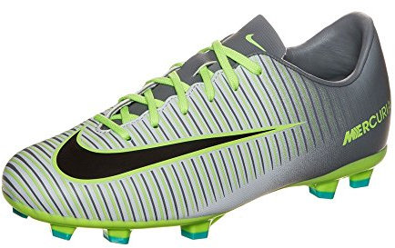 Nike Stollenschuh Jr Mercurial Vapor Xi Fg grau/limette EU 33 (US 1.5Y)