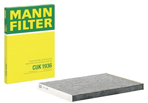MANN-FILTER CUK 1936 Filtro aria cabina - Filtro Antipolline con Carbonio attivato - per Autovetture + veicoli commeriali
