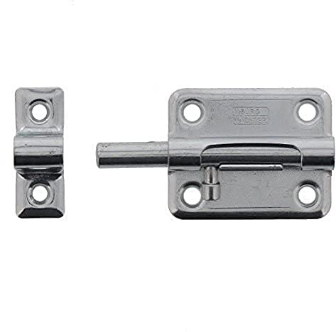 Burg-Wächter Grendel-Riegel, Verzinkter Türriegel für flächenbündige Türen, Riegelschloss, Wetterfest, Stahl, GR 50 SB, 40x72 mm