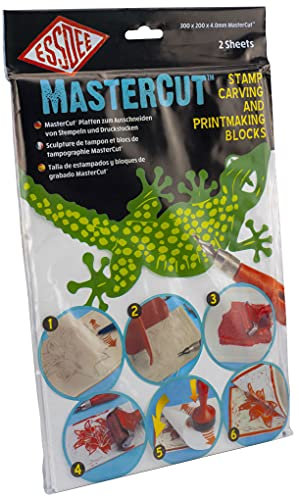 Essdee MasterCut Tranchierblock 4.0/MC4, Gummi, weiß, 300x200x4mm