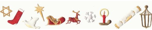 Cutter FMM Christmas Tappit Set
