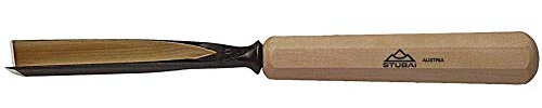 Stubai Stechbeil Form 39 + Heft scharostfrei geschliffen, SB Verpackung, 6 mm, 523906