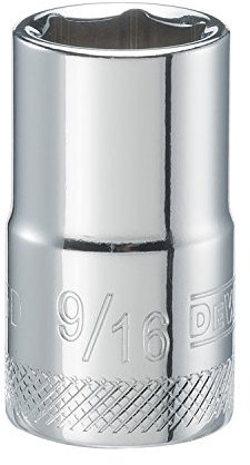 DEWALT DWMT86445OSP 6 Point 1/2'' Drive Socket 9/16'' SAE