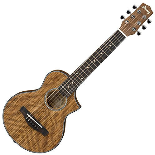 Ibanez EWP14EOPN Cutaway 6 String Ovangkol Top Open Pore Natural Piccolo Guitar