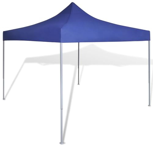 vidaXL Blått hopfällbart tält 3 x 3 m