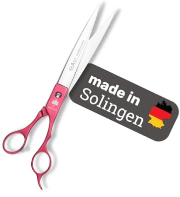 EHASO langlebige Japan-Stahl-Schere 23 cm gerade, Rostfrei mit Aluminium-Griff