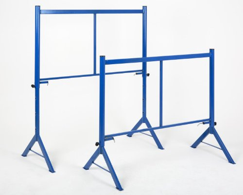Gerüstbock Arbeitsbock 1000kg SET=2 Stück SZAGATO | Gerüstböcke höhenverstellbar Maurerbock klappbar Kurbelbock Klappbock Stützbock Unterstellbock