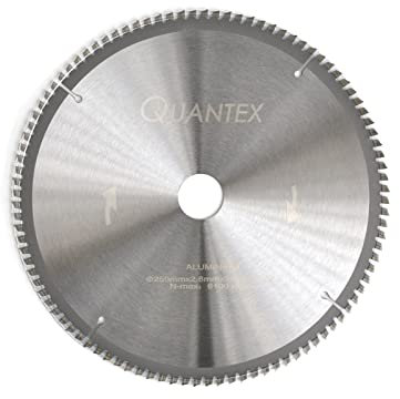 Kreissägeblatt Aluminium Kunststoff NE-Metalle Ø 250mm x 30mm HM 100 Zähne - Diamantschliff - inkl. 4 Reduzierringen.