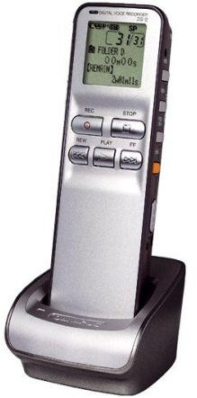 Olympus DS-2 digitales Stereo-Diktiergerät silber