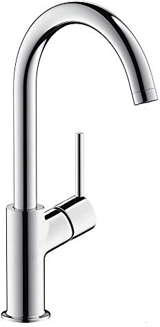 hansgrohe Talis Talis 210 Mitigeur lavabo bec haut fixe, bonde Push-Open, chromé, 32080000