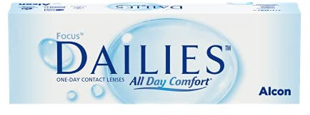 Alcon Dailies All Day Comfort Lenti A Contatto Giornaliere, 30 Lenti, BC 8.6 mm, DIA 13.8 mm, +1.5 Diopt
