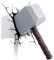 Disney Marvel Avengers Thor Hammer Wandleuchte, Kunststoff, Mehrfarbig