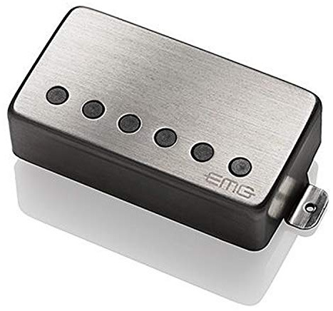 EMG 57-B BRBC Tonabnehmer Humbucker Brushed chrome schwarz