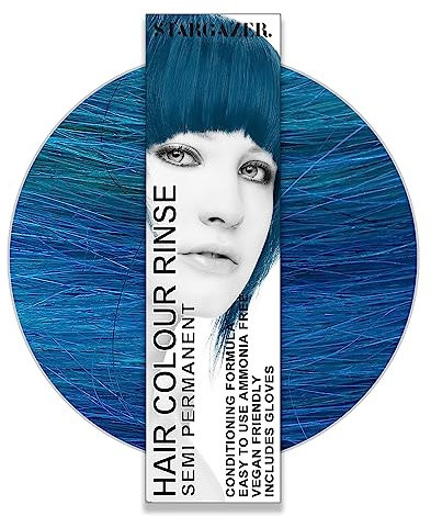 Stargazer Products Azurblau Semi-Permanentes Haarfärbemittel, 1er Pack (1 x 70 ml)