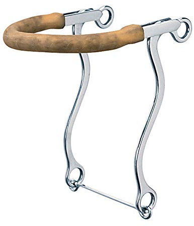 Weaver Leather Hackamore Nasenriemen mit Gummiüberzug für Fahrradkette, Größe 8,5