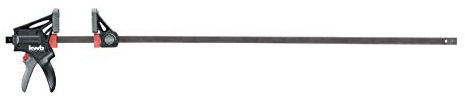 kwb Einhand-Zwinge Spann- und Spreiz-Zwinge, Spannweite 600 mm, Spanntiefe 85 mm, zum Halten, Klemmen, Verleimen u. Spreizen