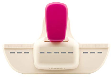 Vaessen Creative Perforadora de Bordes, Borde a Costuras, Para Proyectos DIY, Scrapbooking, Creación de Tarjetas y Más