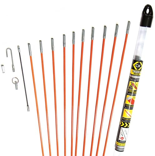 C.K T5410 - Juego de Varillas pasacables “Mighty-Rod”, 10 Metros