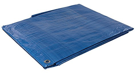 Silverline 675091 Tarpaulin Cut 4.8 x 6.1 m / Actual 4.6 x 6 m