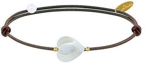 LES POULETTES BIJOUX - Bracelet Petit Coeur de Nacre - Classics